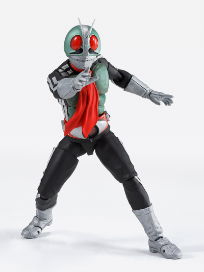 S.H.Figuarts（真骨雕制法） 假面骑士新1号 荣耀昭和骑士版（首发专属底座配套款）