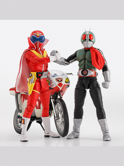 S.H.Figuarts（真骨雕制法） 假面骑士新1号 荣耀昭和骑士版（首发专属底座配套款）