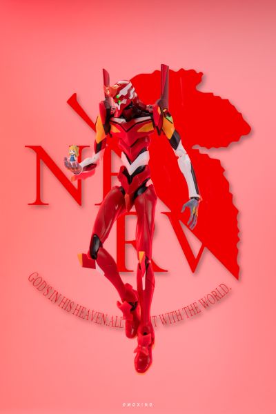 布鲁可超动积木人-传奇版-新世纪福音战士2号机