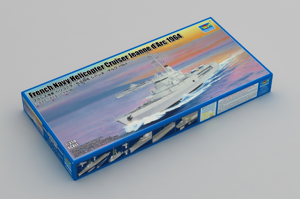 编号：05636 1/350 世界战舰系列 法国海军贞德号直升机母舰1964