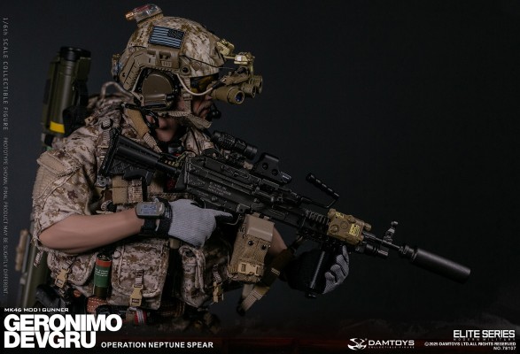 NO.78107 海军特种作战发展大队 -海神之矛行动 “杰罗尼莫”MK46 MOD1 机枪手