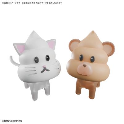 黏土模型套件 动物便便套装1 猫与熊