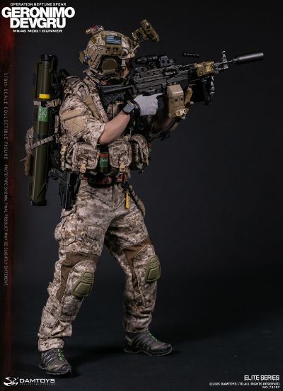 NO.78107 海军特种作战发展大队 -海神之矛行动 “杰罗尼莫”MK46 MOD1 机枪手