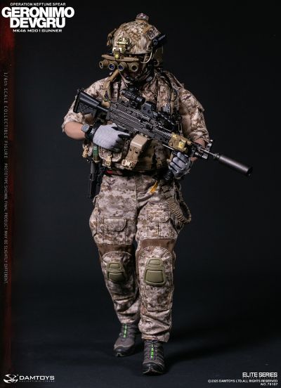 NO.78107 海军特种作战发展大队 -海神之矛行动 “杰罗尼莫”MK46 MOD1 机枪手