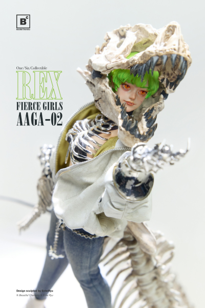 凶猛少女系列 BONEGIRL 1/6可动人偶 雇佣枪兵 雷克斯
