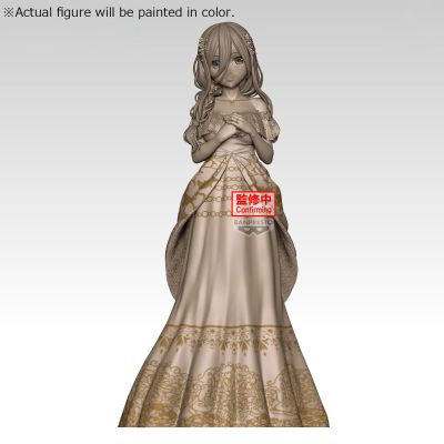 五等分的新娘＊ 中野三玖珍藏人偶 五等分的新娘动画原稿展造型（待检资料）