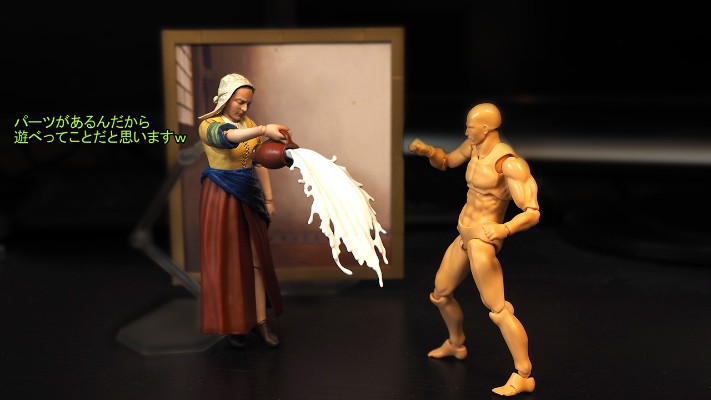 figma#SP-165 桌上美术馆 维米尔著作 倒牛奶的女佣人
