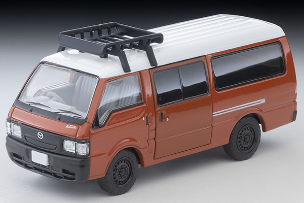 多美卡 限定经典车型 NEO LV-N310d 马自达Bongo Brawny厢式货车定制版（棕色） 含车顶行李架及人偶