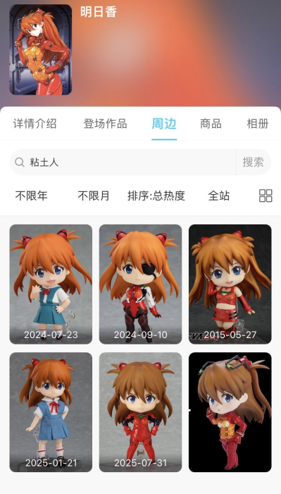 粘土人 新世纪福音战士新剧场版：破 式波·明日香·兰格雷 测试服