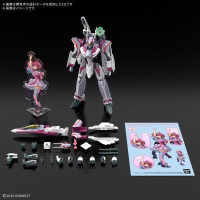 HG 1/100 VF-31C 齐格飞（米拉洁·法莉娜·吉纳斯专用机）豪华版套装