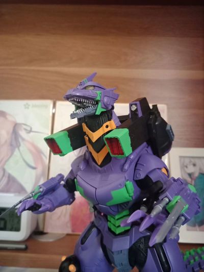 哥斯拉VS新世纪福音战士 3式机龙 EVA初号机配色Ver.