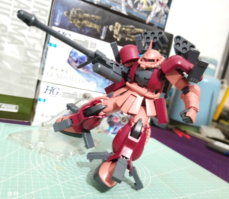 HGBF 1/144 高达创战者 MS-06R-AB 惊异扎古