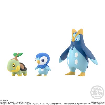 【标准单品贩售】19 宝可梦小比例世界 神奥地区 树苗龟+波加曼+波皇子