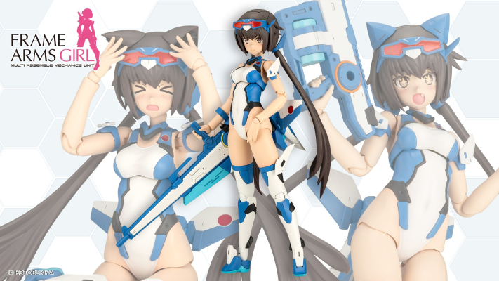 机甲少女 短剑 泳装 蓝色冲击配色
