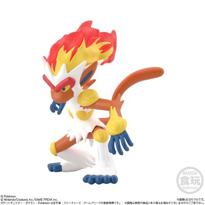 【标准单品贩售】21 宝可梦小比例世界 神奥地区 烈焰猴