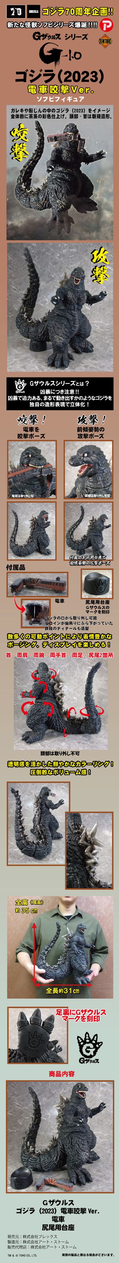 Gsaurus系列 哥斯拉（2023）电车咬击ver.