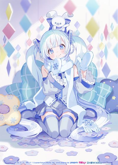 初音未来系列 压泡面人偶 雪未来盛典〜雪未来 机场精品展（Sky Town）〜