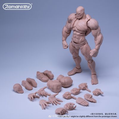 1/12超可动男素体 大块头