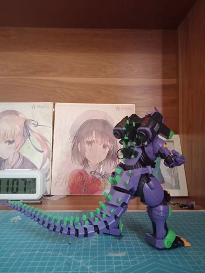 哥斯拉VS新世纪福音战士 3式机龙 EVA初号机配色Ver.