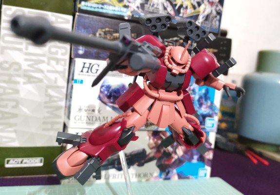 HGBF 1/144 高达创战者 MS-06R-AB 惊异扎古
