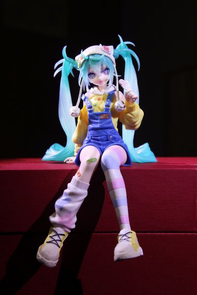 初音未来系列压泡面人偶ー棒棒糖款ー