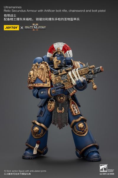 战锤40000：星际战士 极限战士 配备精工爆矢来福枪,链锯剑和爆矢手枪的圣物盔甲兵