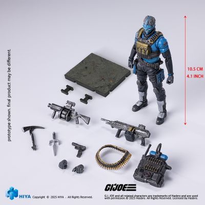极致迷你系列 1/18比例 G.I.Joe特种部队 蛇魔 可动人偶