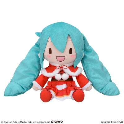 初音未来系列  Fuwa Petit L码毛绒玩偶 “初音未来” 圣诞节2024