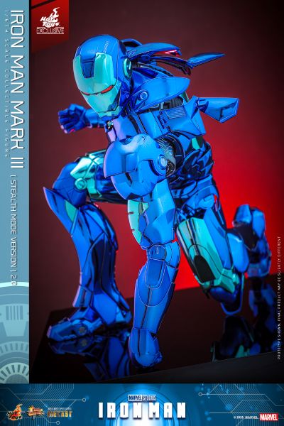 《钢铁侠》钢铁侠Mark3(潜行版)2.0 1:6比例合金珍藏人偶