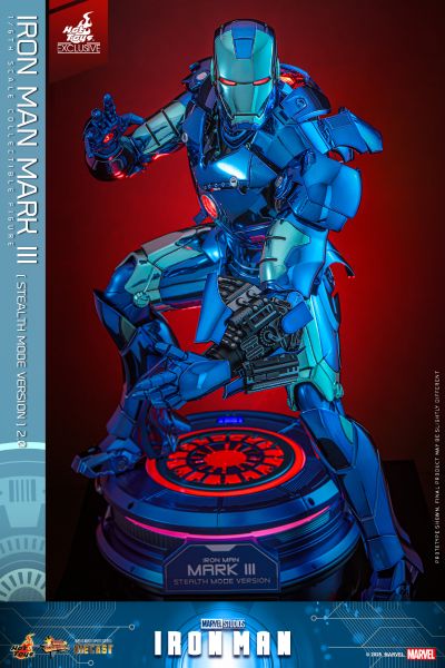 《钢铁侠》钢铁侠Mark3(潜行版)2.0 1:6比例合金珍藏人偶