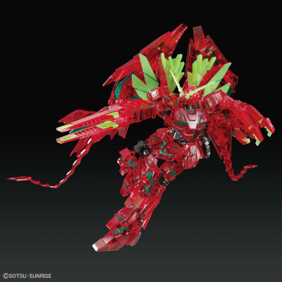 HG 1/144 福冈高达基地专属商品 独角兽高达完美型（毁灭模式） （最终决战样式） GSF版【透明配色】