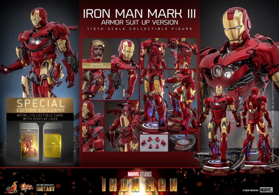 《钢铁侠》钢铁侠Mark 3(着甲版) 1:6比例合金珍藏人偶