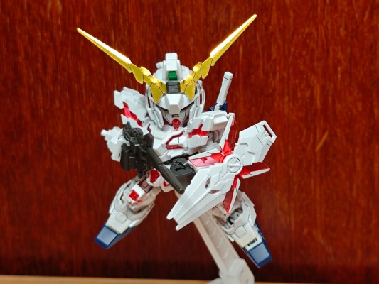 SD高达Cross Silhouette 机动战士高达UC RX-0独角兽高达 毁灭模式 