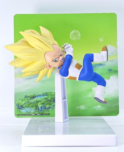 龙珠大魔 超级赛亚人3小贝吉塔 附带背景板的珍藏人偶