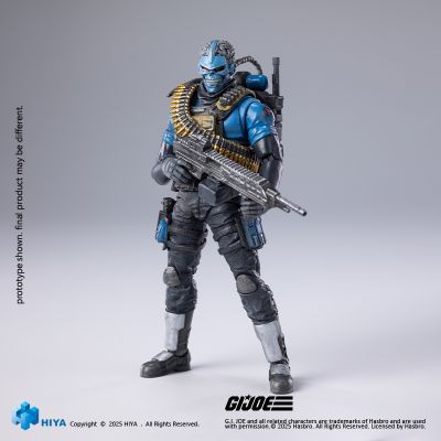 极致迷你系列 1/18比例 G.I.Joe特种部队 蛇魔 可动人偶