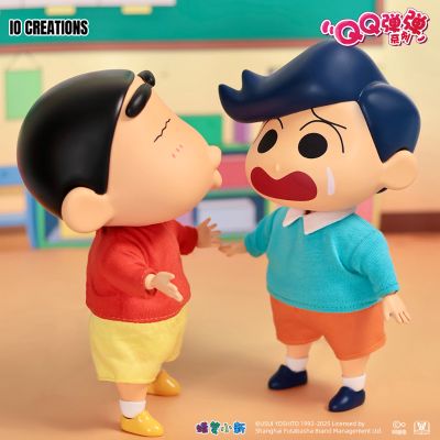 蜡笔小新 QQ弹弹系列 风间 软胶可动玩偶