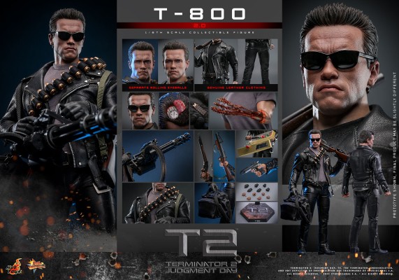 《终结者2:审判日》 T-800(2.0) 1:6比例珍藏人偶
