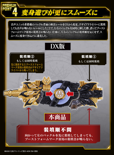 PREMIUM DX 纪念收藏版神裁极狐升级带扣（暂译）