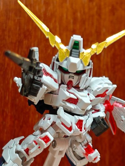 SD高达Cross Silhouette 机动战士高达UC RX-0独角兽高达 毁灭模式 