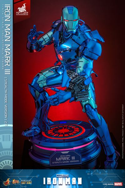 《钢铁侠》钢铁侠Mark3(潜行版)2.0 1:6比例合金珍藏人偶