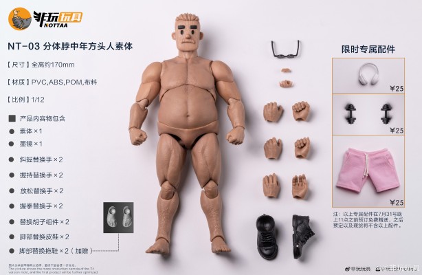中年方头人素体