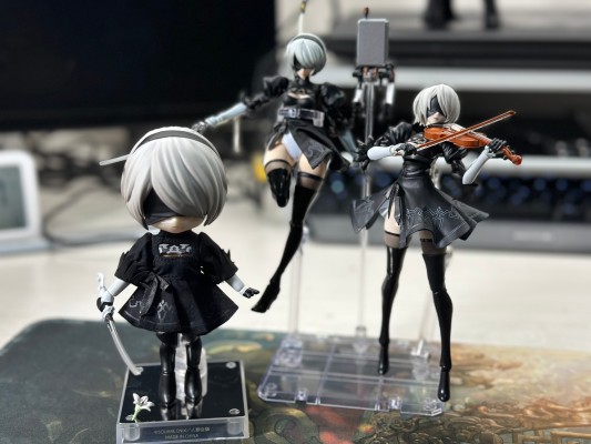 粘土娃 尼尔：自动人形 动画版 2B（寄叶二号B型）