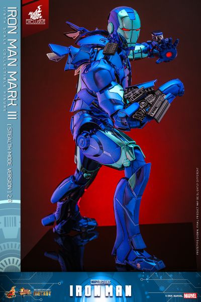 《钢铁侠》钢铁侠Mark3(潜行版)2.0 1:6比例合金珍藏人偶