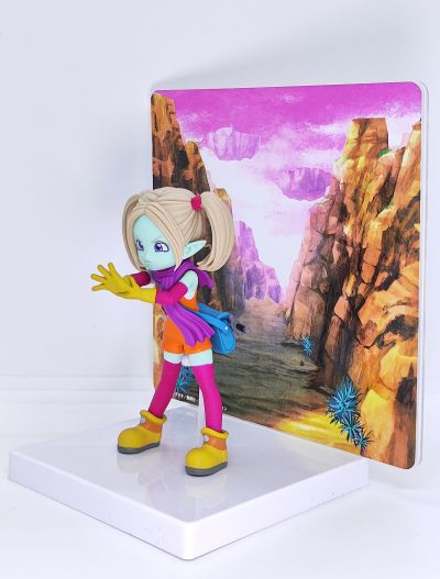 龙珠大魔  帕吉 附带背景板的珍藏人偶