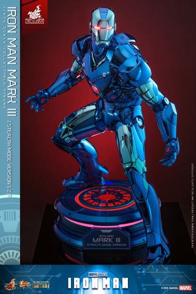 《钢铁侠》钢铁侠Mark3(潜行版)2.0 1:6比例合金珍藏人偶