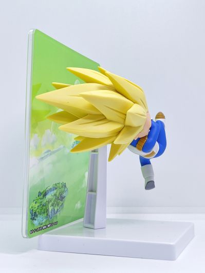 龙珠大魔 超级赛亚人3小贝吉塔 附带背景板的珍藏人偶