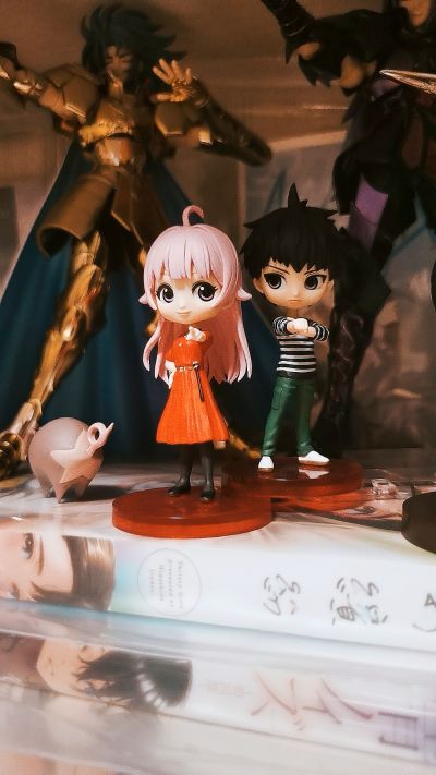 Weekly Shonen Jump Q Posket Peti-WITCH WATCH 魔女守护者- 乙木守仁＆若月妮可
