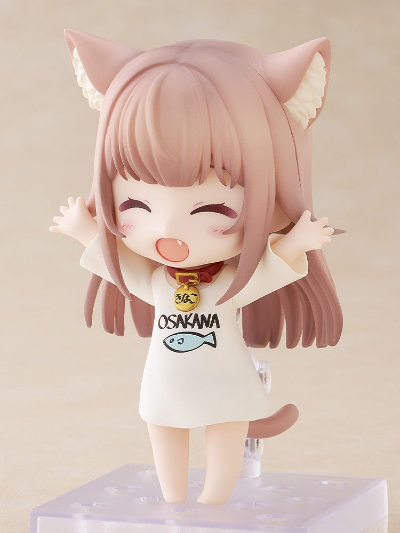 粘土人#2831 我家的猫是可爱女孩 黄豆粉