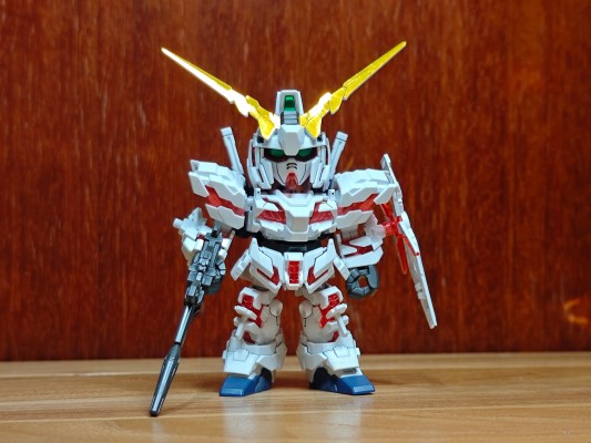 SD高达Cross Silhouette 机动战士高达UC RX-0独角兽高达 毁灭模式 