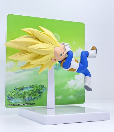 龙珠大魔 超级赛亚人3小贝吉塔 附带背景板的珍藏人偶